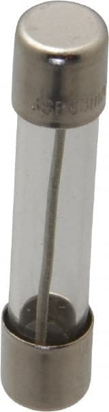 Ferraz Shawmut - 250 VAC, 0.06 Amp, Time Delay Miniature Glass Fuse - Clip Mount, 1-1/4" OAL, 1/4" Diam - Exact Tooling