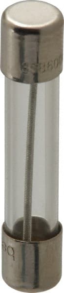 Ferraz Shawmut - 250 VAC, 0.6 Amp, Time Delay Miniature Glass Fuse - Clip Mount, 1-1/4" OAL, 1/4" Diam - Exact Tooling