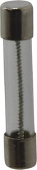 Ferraz Shawmut - 250 VAC, 6 Amp, Time Delay Miniature Glass Fuse - Clip Mount, 1-1/4" OAL, 1/4" Diam - Exact Tooling