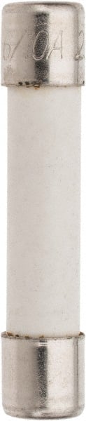 Ferraz Shawmut - 250 VAC, 0.6 Amp, Time Delay Miniature Ceramic Fuse - Clip Mount, 1-1/4" OAL, 1/4" Diam - Exact Tooling