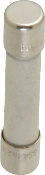 Ferraz Shawmut - 250 VAC, 1 Amp, Time Delay Miniature Ceramic Fuse - Clip Mount, 1-1/4" OAL, 1/4" Diam - Exact Tooling