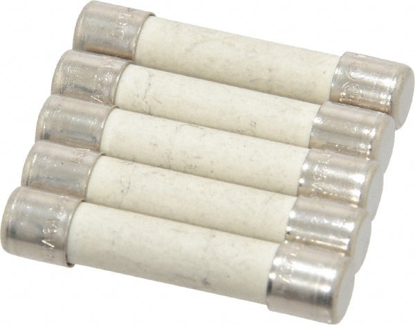 Ferraz Shawmut - 250 VAC, 3 Amp, Time Delay Miniature Ceramic Fuse - Clip Mount, 1-1/4" OAL, 1/4" Diam - Exact Tooling