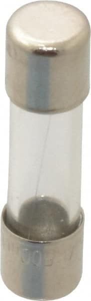 Value Collection - 250 VAC, 0.5 Amp, Fast-Acting Miniature Glass Fuse - Clip Mount, 20mm OAL, 5mm Diam - Exact Tooling