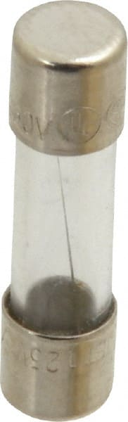 Ferraz Shawmut - 250 VAC, 2.5 Amp, Fast-Acting Miniature Glass Fuse - Clip Mount, 20mm OAL, 5mm Diam - Exact Tooling