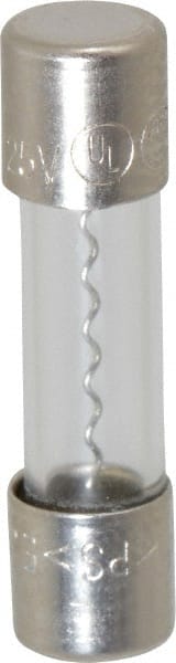 Ferraz Shawmut - 125 VAC, 8 Amp, Fast-Acting Miniature Glass Fuse - Clip Mount, 20mm OAL, 10 at AC kA Rating, 5mm Diam - Exact Tooling