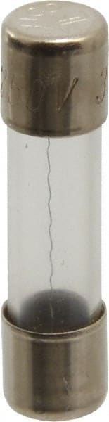 Ferraz Shawmut - 250 VAC, 0.5 Amp, Fast-Acting Miniature Glass Fuse - Clip Mount, 1" OAL, 1/4" Diam - Exact Tooling