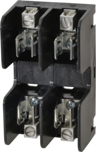 Ferraz Shawmut - 2 Pole, 250 VAC/VDC, 60 Amp, Screw Mount Fuse Block - 3 Inch Long x 2.03 Inch Wide x 1.38 Inch High Block - Exact Tooling