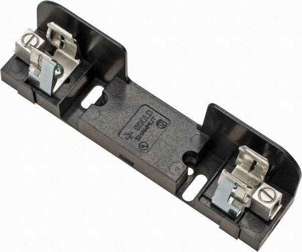Ferraz Shawmut - 1, 2, 3 Pole, 14 to 2 AWG, 250/600 VAC/VDC, 60 Amp, Screw Mount Fuse Block - 5/16 Inch Diameter x 7 Inch Long x 1.46 Inch Wide x 2 Inch High Block - Exact Tooling