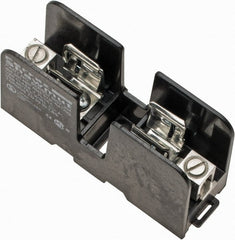 Ferraz Shawmut - 1 Pole, 14 to 2 AWG, 600 VAC/VDC, 30 Amp, DIN Rail Mount, Screw Mount Fuse Block - 3.9 Inch Long x 1.29 Inch Wide x 2.2 Inch High Block - Exact Tooling