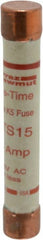 Ferraz Shawmut - 300 VDC, 600 VAC, 15 Amp, Fast-Acting General Purpose Fuse - Clip Mount, 127mm OAL, 20 at DC, 50 at AC kA Rating, 13/16" Diam - Exact Tooling