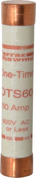 Ferraz Shawmut - 300 VDC, 600 VAC, 60 Amp, Fast-Acting General Purpose Fuse - Clip Mount, 5-1/2" OAL, 20 at DC, 50 at AC kA Rating, 1-1/16" Diam - Exact Tooling