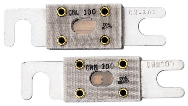 Ferraz Shawmut - 35 Amp Visible Link Flat Forklift & Truck Fuse - 32VAC, 32VDC, 3.18" Long x 0.75" Wide, Littelfuse CNL35, Bussman ANL35, Ferraz Shawmut CNL35 - Exact Tooling