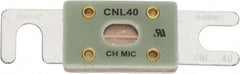 Ferraz Shawmut - 40 Amp Visible Link Flat Forklift & Truck Fuse - 32VAC, 32VDC, 3.18" Long x 0.75" Wide, Littelfuse CNL40, Bussman ANL40, Ferraz Shawmut CNL40 - Exact Tooling