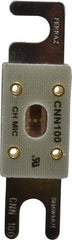 Ferraz Shawmut - 100 Amp Visible Link Flat Forklift & Truck Fuse - 125VAC, 48VDC, 3.18" Long x 0.75" Wide, Littelfuse CNN100, Bussman ANN100, Ferraz Shawmut CNN100 - Exact Tooling