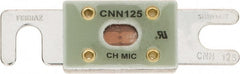 Ferraz Shawmut - 125 Amp Visible Link Flat Forklift & Truck Fuse - 125VAC, 48VDC, 3.18" Long x 0.75" Wide, Littelfuse CNN125, Bussman ANN125, Ferraz Shawmut CNN125 - Exact Tooling
