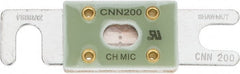Ferraz Shawmut - 200 Amp Visible Link Flat Forklift & Truck Fuse - 125VAC, 48VDC, 3.18" Long x 0.75" Wide, Littelfuse CNN200, Bussman ANN200, Ferraz Shawmut CNN200 - Exact Tooling