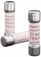 Ferraz Shawmut - 250 VAC, 0.2 Amp, Time Delay General Purpose Fuse - Clip Mount, 1-1/2" OAL, 10 at AC kA Rating, 13/32" Diam - Exact Tooling