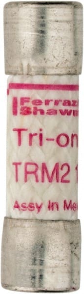 Ferraz Shawmut - 250 VAC, 2.25 Amp, Time Delay General Purpose Fuse - Clip Mount, 1-1/2" OAL, 10 at AC kA Rating, 13/32" Diam - Exact Tooling