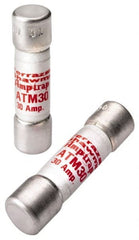 Ferraz Shawmut - 600 VAC/VDC, 0.2 Amp, Fast-Acting General Purpose Fuse - Clip Mount, 1-1/2" OAL, 100 at AC/DC kA Rating, 13/32" Diam - Exact Tooling
