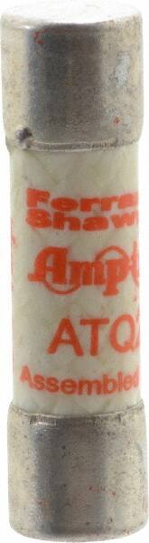 Ferraz Shawmut - 500 VAC, 0.2 Amp, Time Delay General Purpose Fuse - Clip Mount, 1-1/2" OAL, 10 at AC kA Rating, 13/32" Diam - Exact Tooling