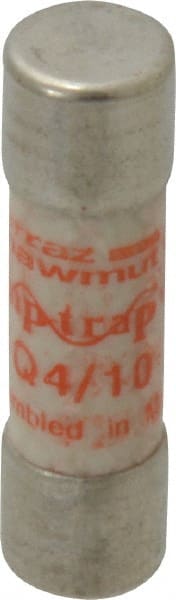 Ferraz Shawmut - 500 VAC, 0.4 Amp, Time Delay General Purpose Fuse - Clip Mount, 1-1/2" OAL, 10 at AC kA Rating, 13/32" Diam - Exact Tooling