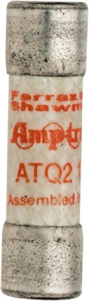 Ferraz Shawmut - 500 VAC, 2.25 Amp, Time Delay General Purpose Fuse - Clip Mount, 1-1/2" OAL, 10 at AC kA Rating, 13/32" Diam - Exact Tooling