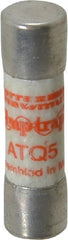 Ferraz Shawmut - 500 VAC, 5 Amp, Time Delay General Purpose Fuse - Clip Mount, 1-1/2" OAL, 10 at AC kA Rating, 13/32" Diam - Exact Tooling