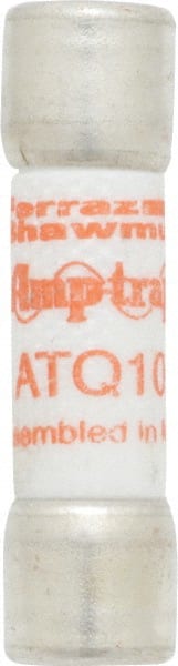 Ferraz Shawmut - 500 VAC, 10 Amp, Time Delay General Purpose Fuse - Clip Mount, 1-1/2" OAL, 10 at AC kA Rating, 13/32" Diam - Exact Tooling