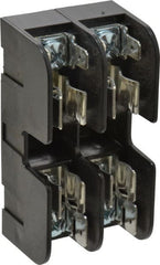 Ferraz Shawmut - 2 Pole, 10 to 14 AWG, 600 VAC/VDC, 30 Amp, DIN Rail Mount, Screw Mount Fuse Block - 13/32 Inch Diameter x 1-1/2 Inch Fuse Length, 3.04 Inch Long x 1.6 Inch Wide x 1.31 Inch High Block - Exact Tooling