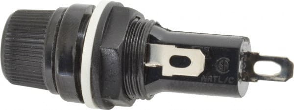 Ferraz Shawmut - 1 Pole, 250 VAC, 15 Amp, Panel Mount Fuse Holder - Compatible with CC Class, 1-1/4 Inch Long x 20mm Wide and 1/4 Inch Diameter Fuse - Exact Tooling