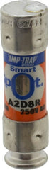 Ferraz Shawmut - 250 VAC/VDC, 8 Amp, Time Delay General Purpose Fuse - Clip Mount, 51mm OAL, 100 at DC, 200 at AC kA Rating, 9/16" Diam - Exact Tooling