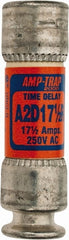 Ferraz Shawmut - 250 VAC/VDC, 17.5 Amp, Time Delay General Purpose Fuse - Clip Mount, 51mm OAL, 100 at DC, 200 at AC kA Rating, 9/16" Diam - Exact Tooling