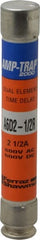 Ferraz Shawmut - 600 VAC/VDC, 2.5 Amp, Time Delay General Purpose Fuse - Clip Mount, 127mm OAL, 100 at DC, 200 at AC kA Rating, 13/16" Diam - Exact Tooling