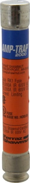 Ferraz Shawmut - 600 VAC/VDC, 3.2 Amp, Time Delay General Purpose Fuse - Clip Mount, 127mm OAL, 100 at DC, 200 at AC kA Rating, 13/16" Diam - Exact Tooling