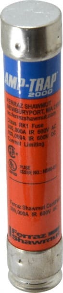 Ferraz Shawmut - 600 VAC/VDC, 35 Amp, Time Delay General Purpose Fuse - Clip Mount, 5-1/2" OAL, 100 at DC, 200 at AC kA Rating, 1-1/16" Diam - Exact Tooling