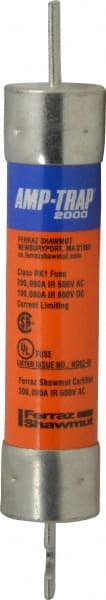 Ferraz Shawmut - 600 VAC/VDC, 100 Amp, Time Delay General Purpose Fuse - Clip Mount, 7-7/8" OAL, 100 at DC, 200 at AC kA Rating, 1-5/16" Diam - Exact Tooling