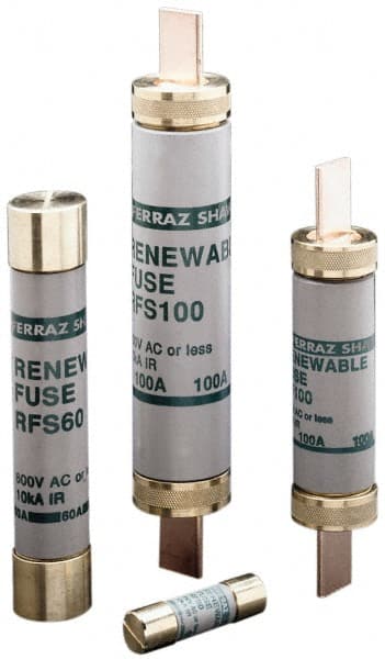 Ferraz Shawmut - 600 VAC, 150 Amp, Fast-Acting Renewable Fuse - Clip Mount, 9-5/8" OAL, 10 at AC kA Rating, 1-13/16" Diam - Exact Tooling