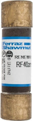 Ferraz Shawmut - 250 VAC, 40 Amp, Fast-Acting Renewable Fuse - Clip Mount, 76mm OAL, 10 at AC kA Rating, 13/16" Diam - Exact Tooling