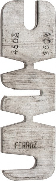 Ferraz Shawmut - 250 VAC, 450 Amp, Fast-Acting Renewable Fuse - Fuse Holder Mount, 10-3/8" OAL, 10 at AC kA Rating, 2-9/16" Diam - Exact Tooling