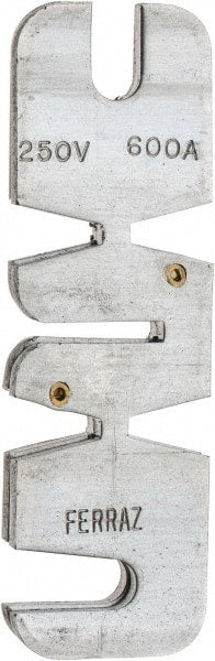 Ferraz Shawmut - 250 VAC, 600 Amp, Fast-Acting Renewable Fuse - Fuse Holder Mount, 10-3/8" OAL, 10 at AC kA Rating, 2-9/16" Diam - Exact Tooling