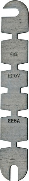 Ferraz Shawmut - 600 VAC, 225 Amp, Fast-Acting Renewable Fuse - Fuse Holder Mount, 11-5/8" OAL, 10 at AC kA Rating, 2-9/16" Diam - Exact Tooling