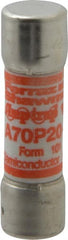 Ferraz Shawmut - 650 VDC, 700 VAC, 20 Amp, Fast-Acting Semiconductor/High Speed Fuse - Clip Mount, 50.8mm OAL, 100 at AC/DC kA Rating, 9/16" Diam - Exact Tooling