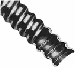 Made in USA - 2-1/2" Trade Size, 50' Long, Flexible Reduced Wall Flex Conduit - Aluminum, 2-1/2" ID - Exact Tooling