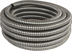 Made in USA - 3/4" Trade Size, 50' Long, Flexible Reduced Wall Flex Conduit - Aluminum - Exact Tooling