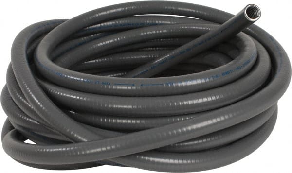 Made in USA - 1/2" Trade Size, 50' Long, Flexible Liquidtight Conduit - Steel - Exact Tooling