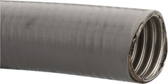 Made in USA - 1-1/4" Trade Size, 50' Long, Flexible Liquidtight Conduit - Steel - Exact Tooling