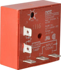 NCC - 5 Pin, Time Delay Relay - 1 at Resistive or Inductive Load Contact Amp, 120 VAC, On Board Trimpot - Exact Tooling