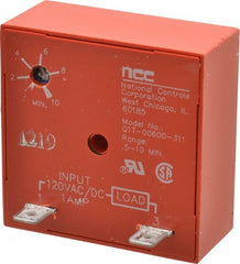 NCC - 2 Pin, Time Delay Relay - 1 at Resistive or Inductive Load Contact Amp, 120 VAC/VDC, On Board Trimpot - Exact Tooling