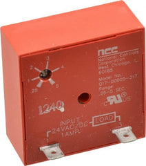 NCC - 2 Pin, Time Delay Relay - 1 at Resistive or Inductive Load Contact Amp, 24 VAC/VDC, On Board Trimpot - Exact Tooling