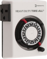 Intermatic - 24 hr Indoor Analog Electrical Timer - 2 On/Off per Day, 240 VAC, - Exact Tooling